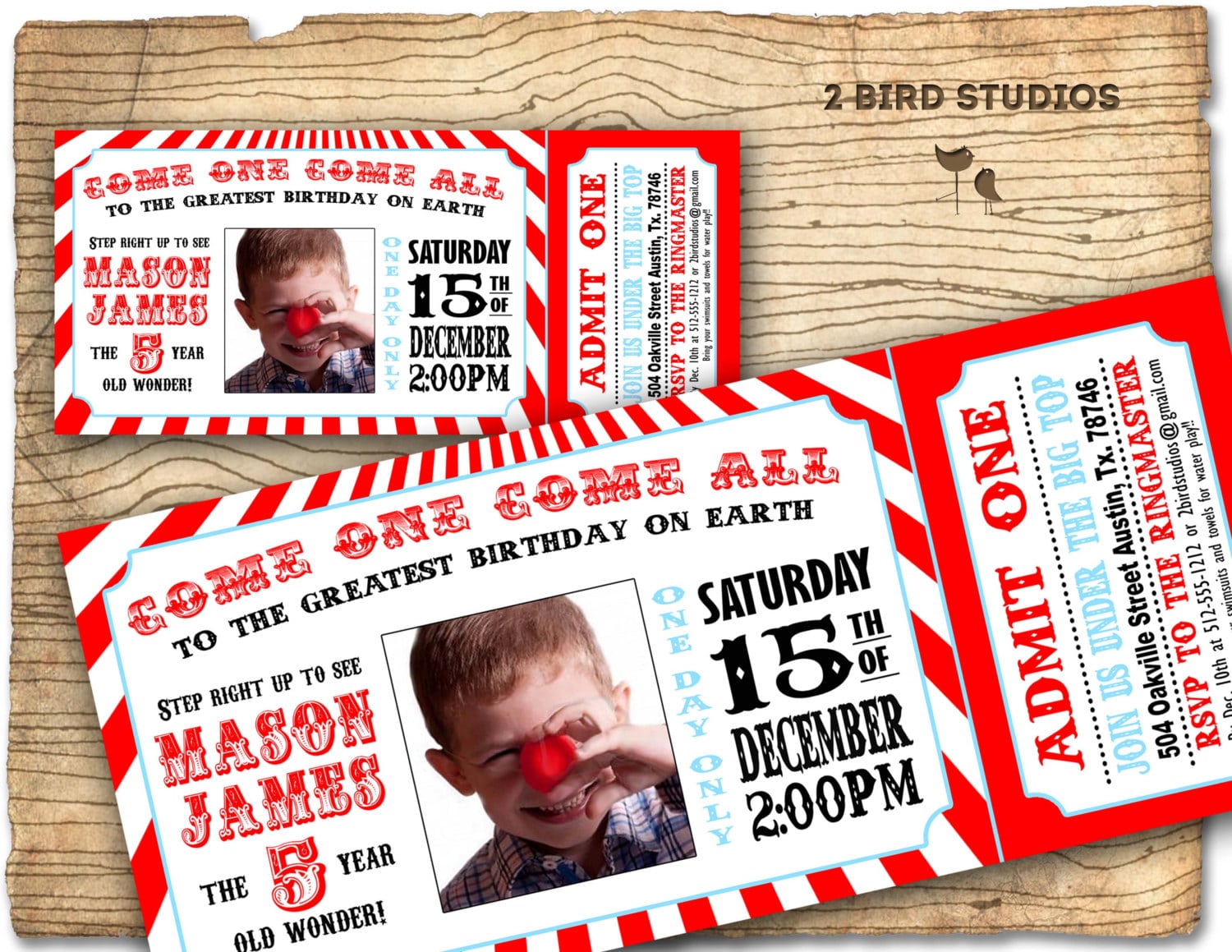 Circus Birthday Party Invitations â Gangcraft Net